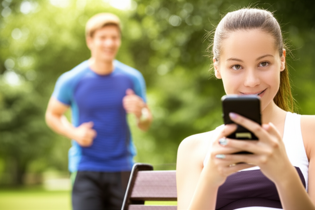 Park bench - fourth wall smirk
